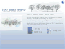 Tablet Screenshot of beancreekstudio.com